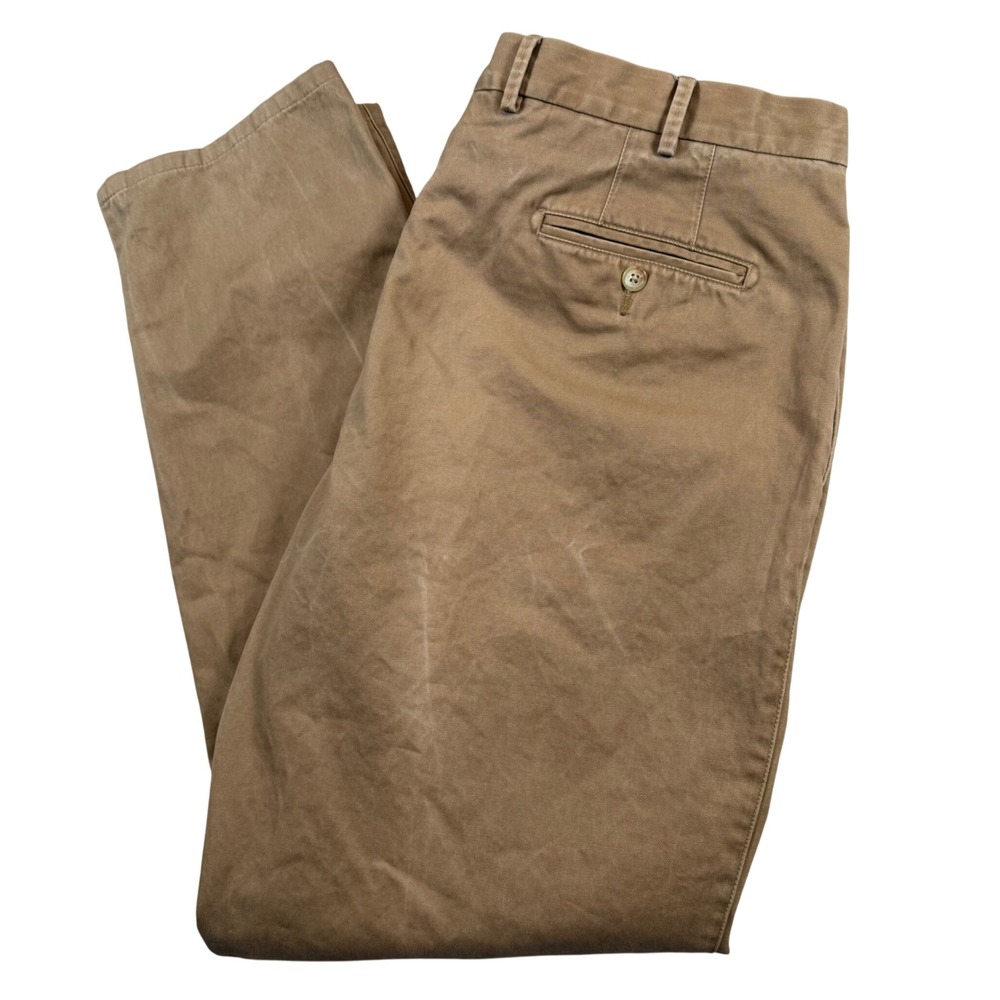 Peter Millar Chino Pants Mens Size 40 Pima Cotton Straight Leg Flat Front